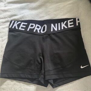 Nike Pro Women's Black Athletic Shorts
